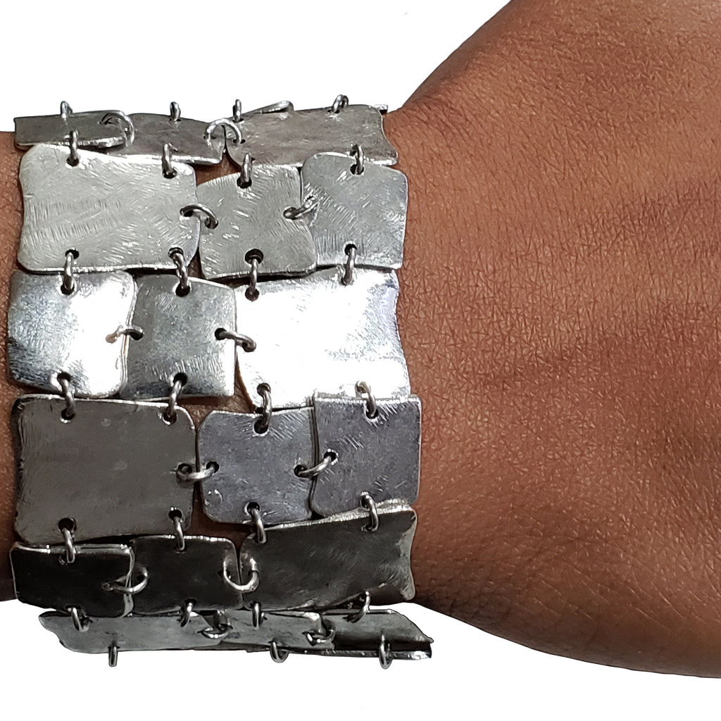 baddest bish ever fine jewelry Haiku Poet Rhodium Silver Bracelet from Bohemian Rhapsody Collection